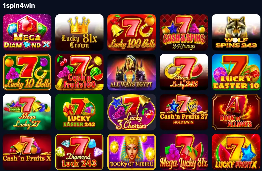 1Win casino games